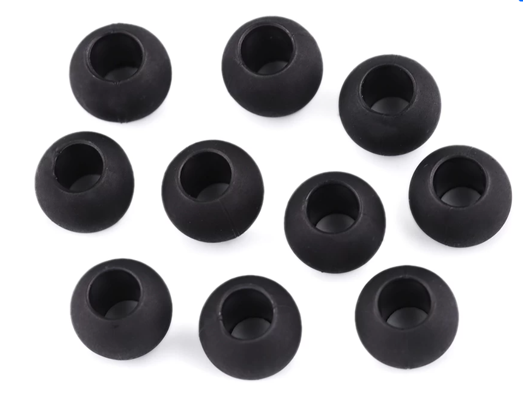 Plastové korálky VELKÝ PRŮVLEK - barevný mix - 8x10 mm (100gramů)