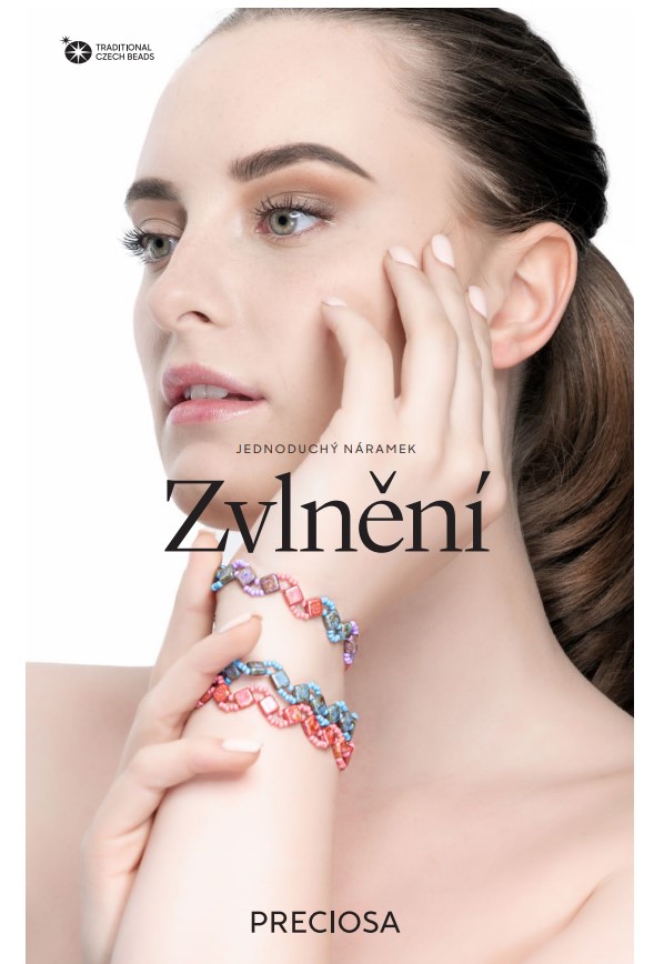 KORÁLKOVÁ STAVEBNICE - Zvlněné náramky NEON (2ks)