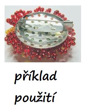 Sítko na náušnice - průměr 17mm 