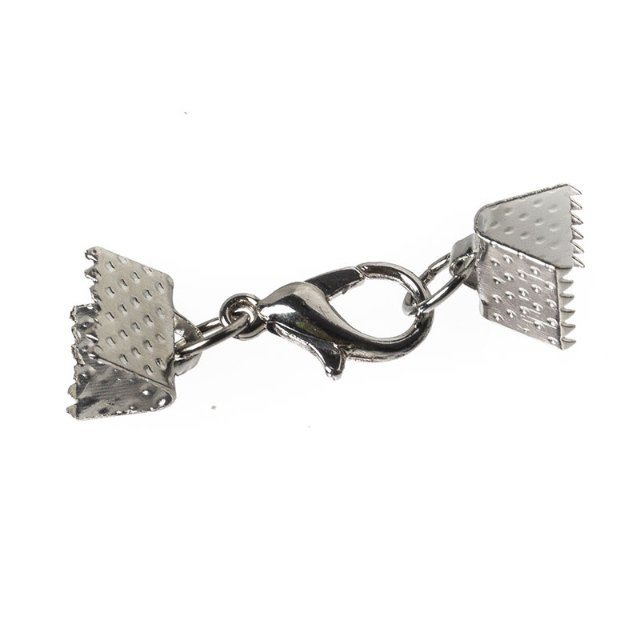 Koncovka na stužku plochá - zlatá 6x8mm (4ks)