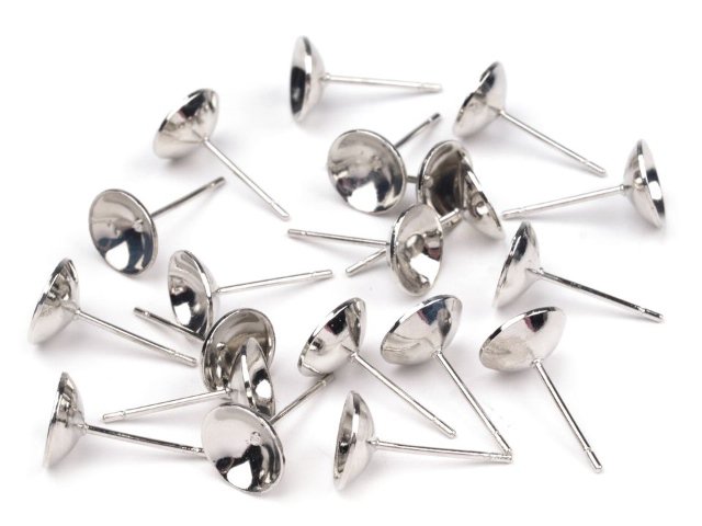 Puzeta vlepovací - s miskou Ø8 mm (2ks) 