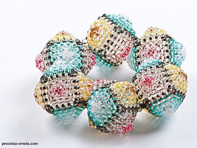 Korálky/rokajl TWIN (dvoudírkový) - bílá > 2,5x5 mm (10g)