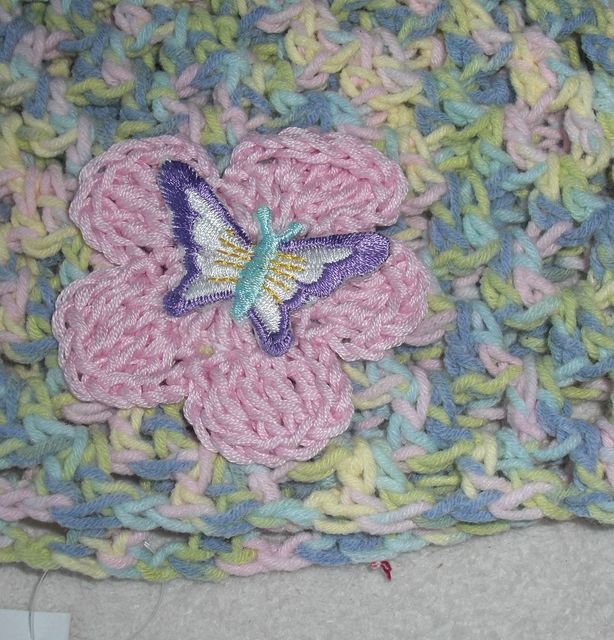 Bavlněná háčkovaná čepička > 46cm
