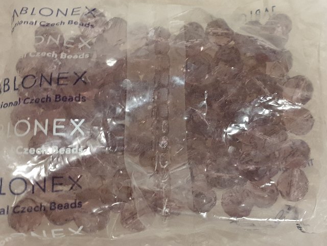 Korálky broušené/ohňovky - fialová > Ø12mm (250 gramů)