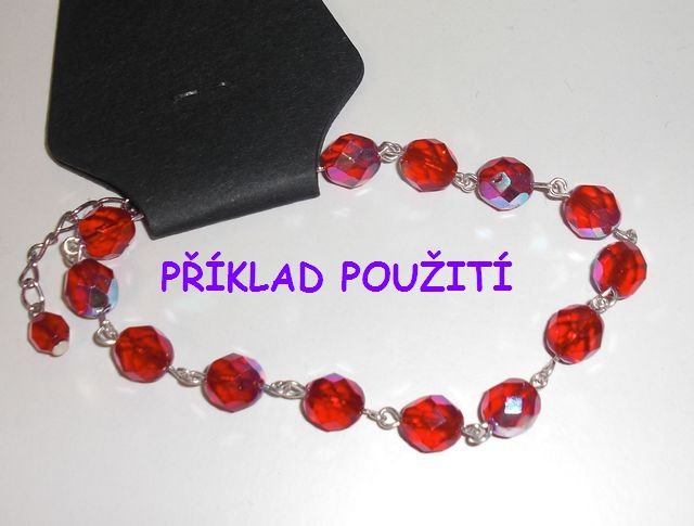 Korálky broušené/ohňovky - červená > Ø4mm (30 kusů)
