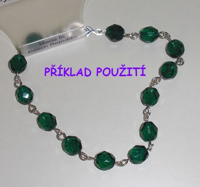 Korálky broušené/ohňovky - zelená tmavá > Ø10mm (10 kusů) 