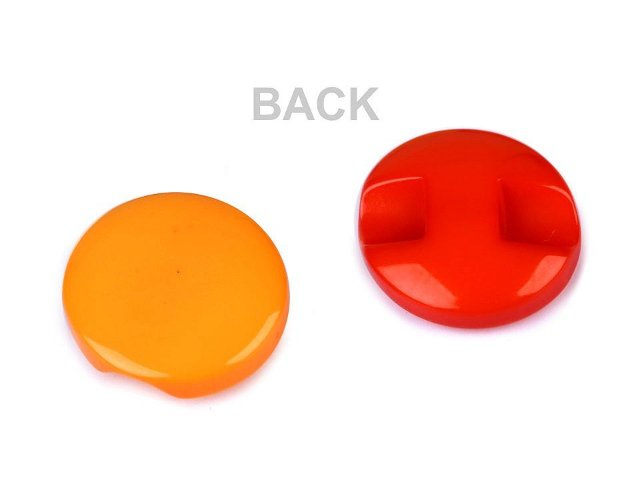 Barevné plastové knoflíky - Průměr 12,6 mm (12ks)