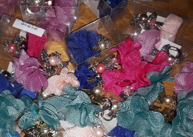 Přívěsek s andělem - starorůžová