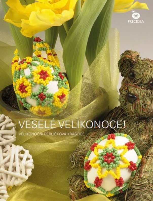 KORÁLKOVÁ STAVEBNICE - Velikonoční kraslice (1ks)