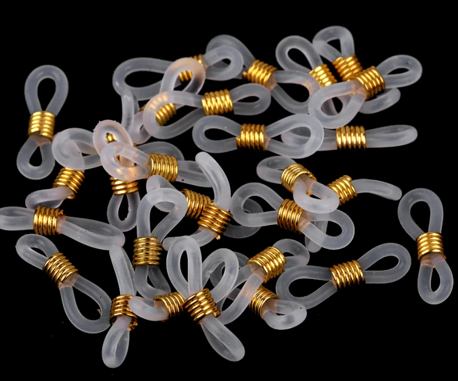 Koncovka na brýle - průhledná 5x20 mm (2 ks)