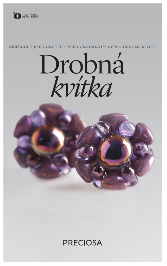 KORÁLKOVÁ STAVEBNICE - Drobná kvítka - náušnice (1pár)