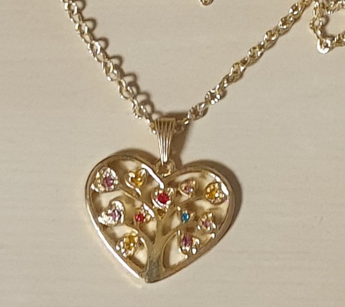 Valentýnský řetízek s přívěškem - strom života
