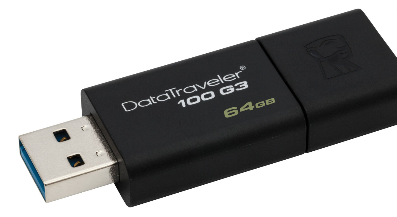 Flashdisk DataTraveler 100 G3 - 64GB černý