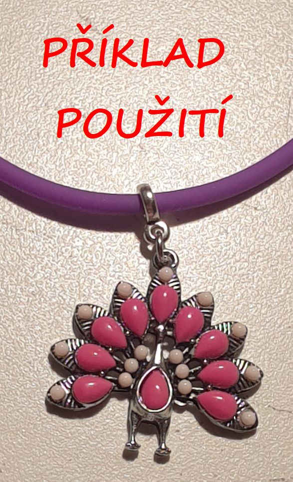 Korálek kovový závěsný - 6,5x2mm (5ks)
