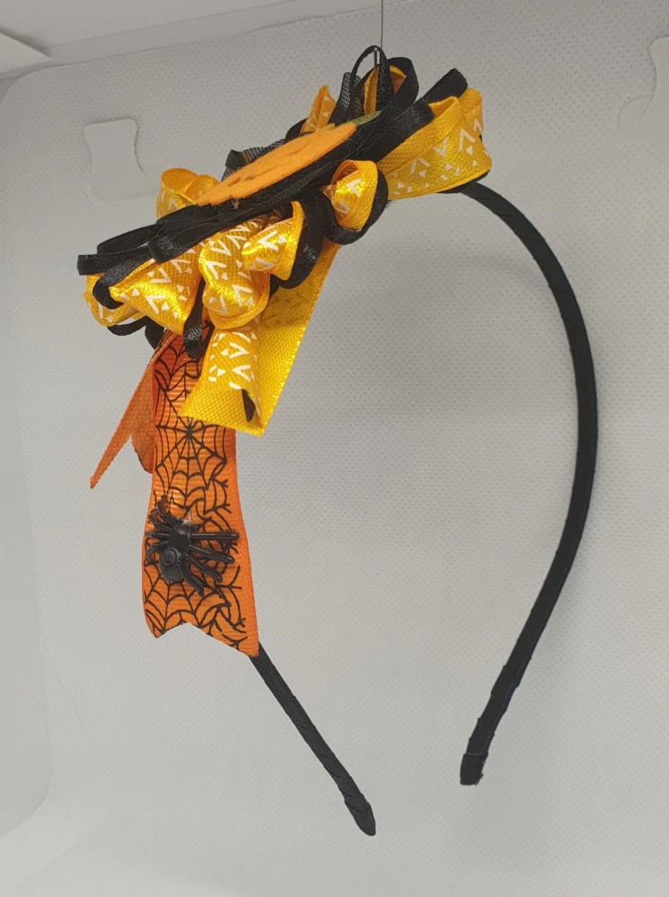 Čelenka do vlasů - dýně 