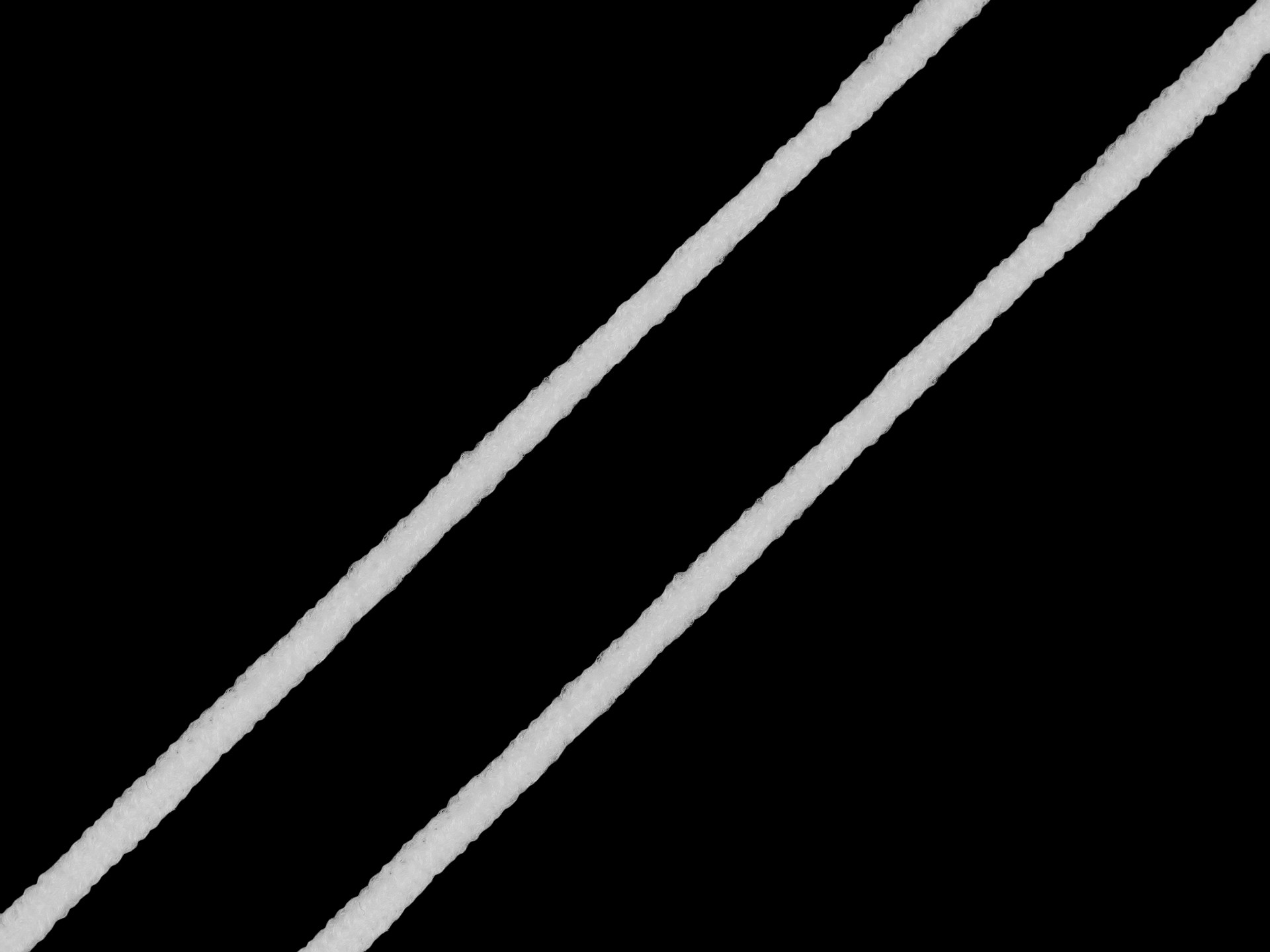 Kulatá pruženka - metráž - bílá (Ø2mm)