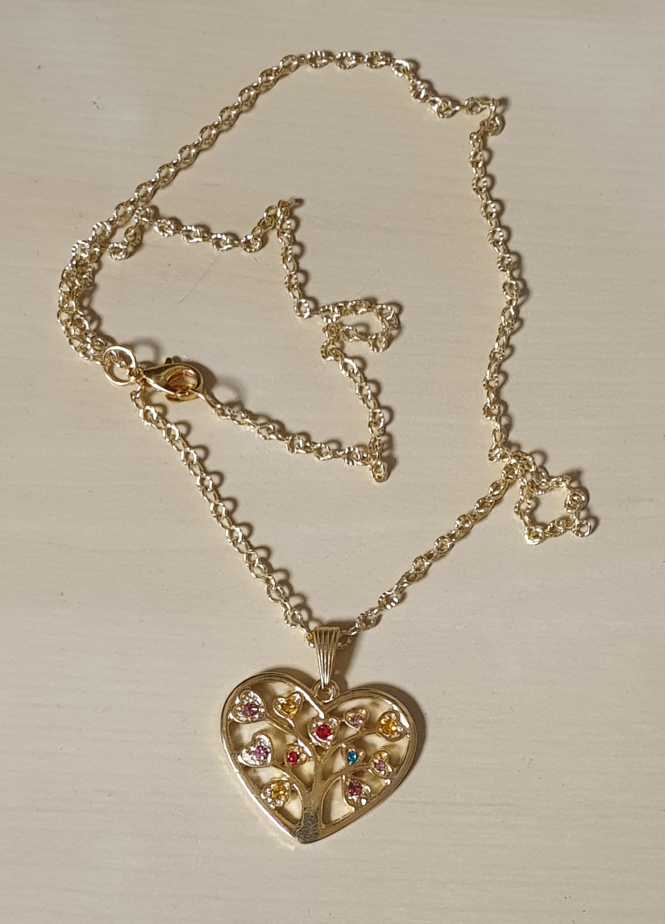 Valentýnský řetízek s přívěškem - strom života