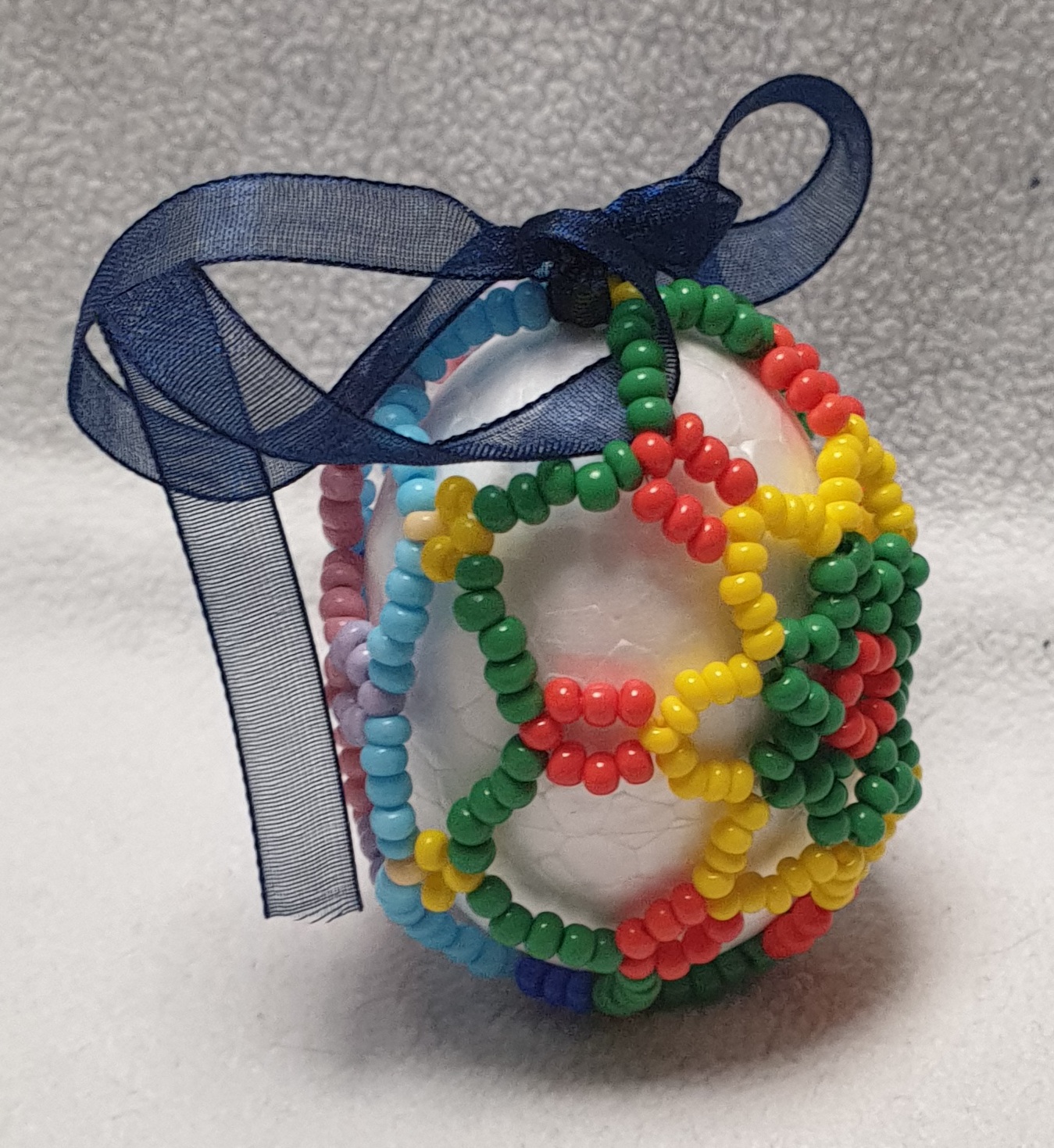 KORÁLKOVÁ STAVEBNICE - Velikonoční kraslice (1ks)