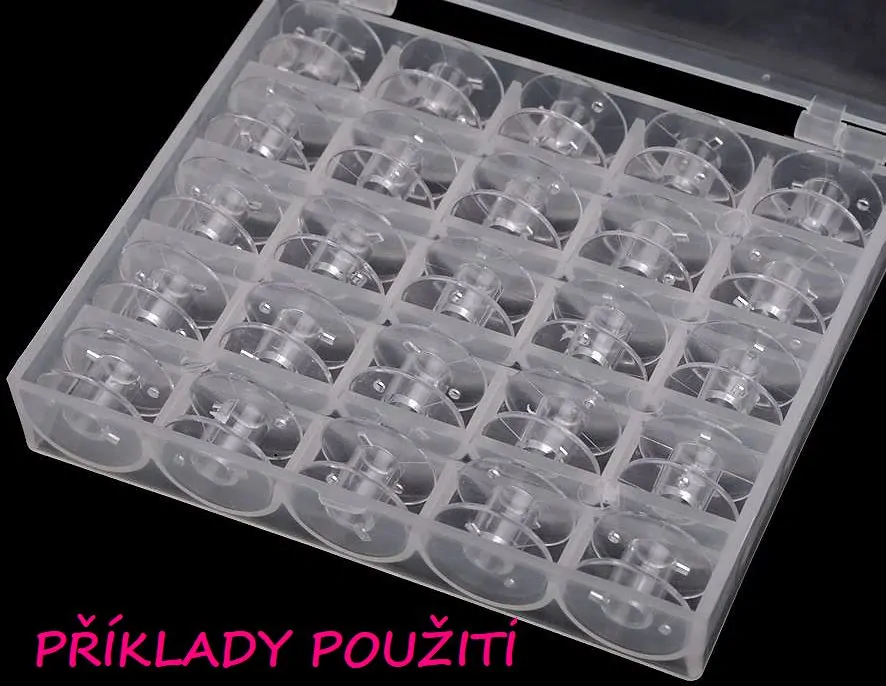 Plastový zásobník - box na cívky