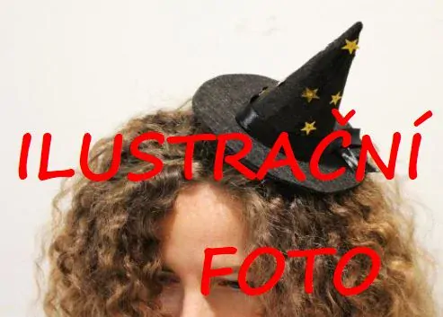 Čelenka do vlasů - Čarodějnice / Halloween
