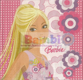 Třívrstvý ubrousek na decoupage - Barbie - Mariposa