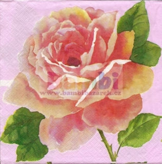 Třívrstvý ubrousek na decoupage - růže