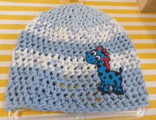 Bavlněná háčkovaná čepička > 50cm
