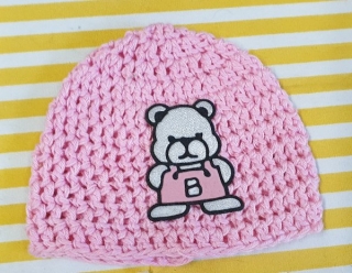 Bavlněná háčkovaná čepička > 40cm