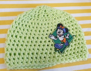 Bavlněná háčkovaná čepička > 38cm