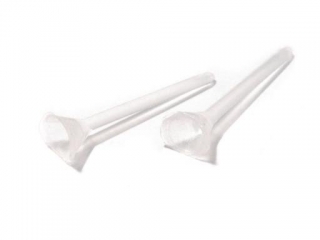 Puzeta vlepovací - plast - Ø 3mm (2ks)
