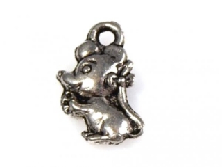 Přívěsek kovový - MYŠKA 7x10mm