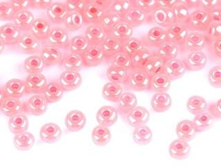 Rokajl PRECIOSA růžová perleť > (10/0) Ø2,3mm (sáček 20g)