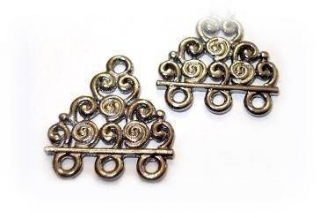 Koncovka - řadič - antracit 18x17mm (2 kusy)