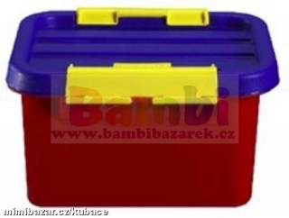 Úložný dětský box s víkem - Heidrun KIDS - 3 litry