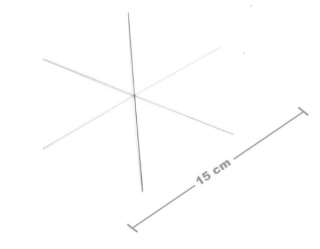 Drátěná hvězda na navlékání - šestiramenná Ø15 cm (2 kusy)