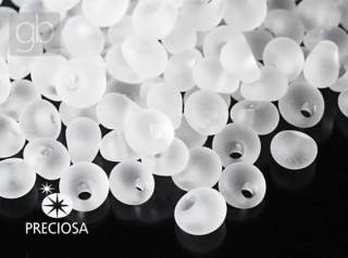 PRECIOSA Drops - bílá matná > 8/0 (sáček 10g)