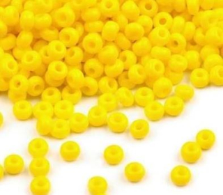 Rokajl PRECIOSA žlutá > (7/0) Ø3,5mm (sáček 20g)