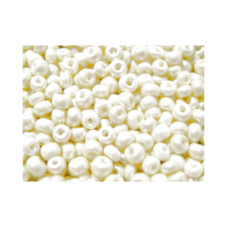 Rokajl PRECIOSA bílá-slonová kost matná> (10/0) Ø2,3mm (sáček 20g)