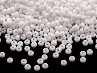 Rokajl PRECIOSA bílá > (8/0) Ø2,9mm (sáček)