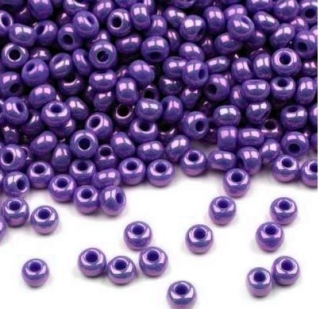 Rokajl PRECIOSA fialová metalic > (11/0) Ø2,0mm (sáček 20g)