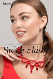 KORÁLKOVÁ STAVEBNICE - Rokajlová srdíčka (2ks)