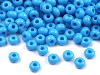 Rokajl PRECIOSA modrá > (6/0) Ø4,1mm (sáček 20g)