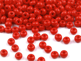 Rokajl PRECIOSA červená > (6/0) Ø4,1mm (sáček 20g)
