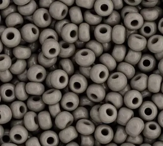 Rokajl PRECIOSA - šedá > (10/0) Ø2,3mm (sáček 20g)