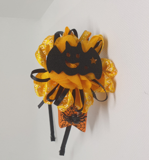 Čelenka do vlasů - Netopýr / Halloween