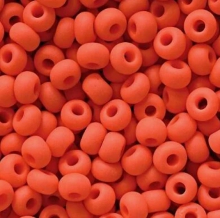 Rokajl PRECIOSA červenooranžová > (8/0) Ø2,9mm (sáček 20g)