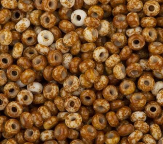 Rokajl PRECIOSA hnědá světlá > (8/0) Ø2,9mm (sáček 20g)