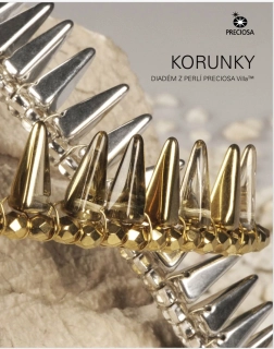 KORÁLKOVÁ STAVEBNICE - KORUNKY - Čelenka do vlasů (1ks)