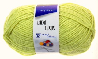 Pletací příze LADA LUXUS - zelené jablko > 100 gramů