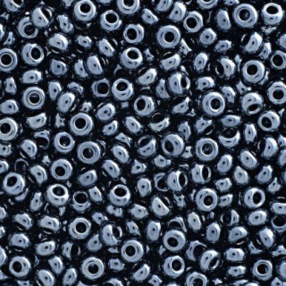 Rokajl PRECIOSA hematit > (7/0) Ø3,5mm (sáček 20g)